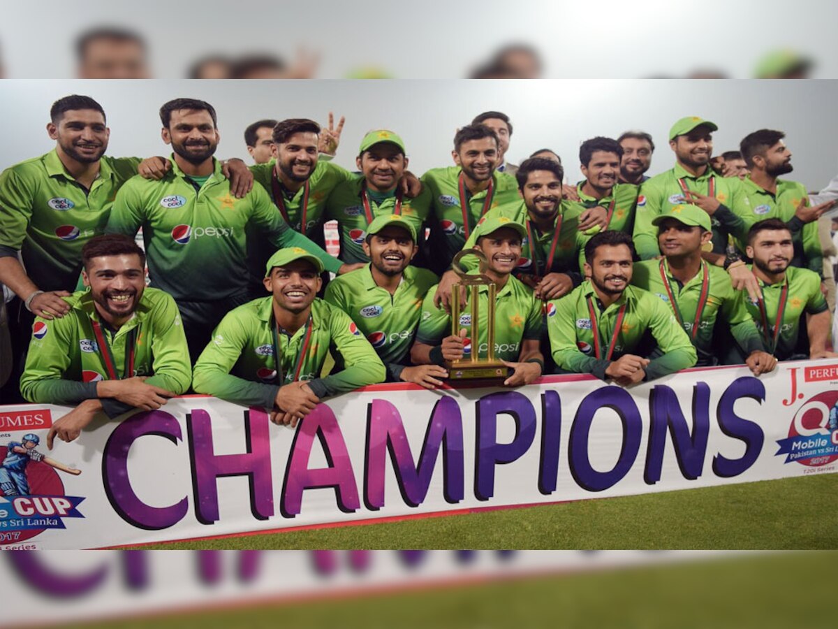 पाकिस्तान ने अपनी पिछली सीरीज में श्रीलंका को 3-0 से हराया. फोटो : ट्विटर, आईसीसी 