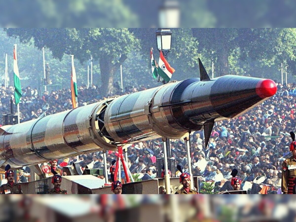 गणतंत्र दिवस में परेड के दौरान राजपथ पर प्रदर्शित परमाणु हथियार. (फाइल फोटो)