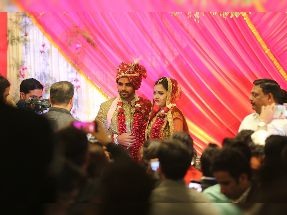 भुवनेश्वर की शादी की सबसे पहली तस्वीर. Photo : zeenews.com
