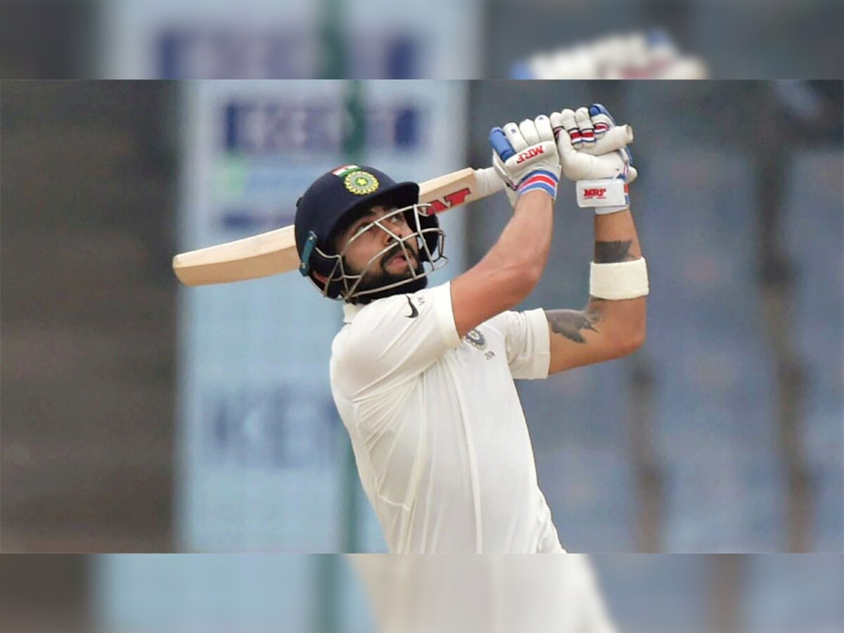तीसरे टेस्ट की दूसरी पारी में भी कोहली ने अर्धशतक बनाए. फोटो : पीटीआई 