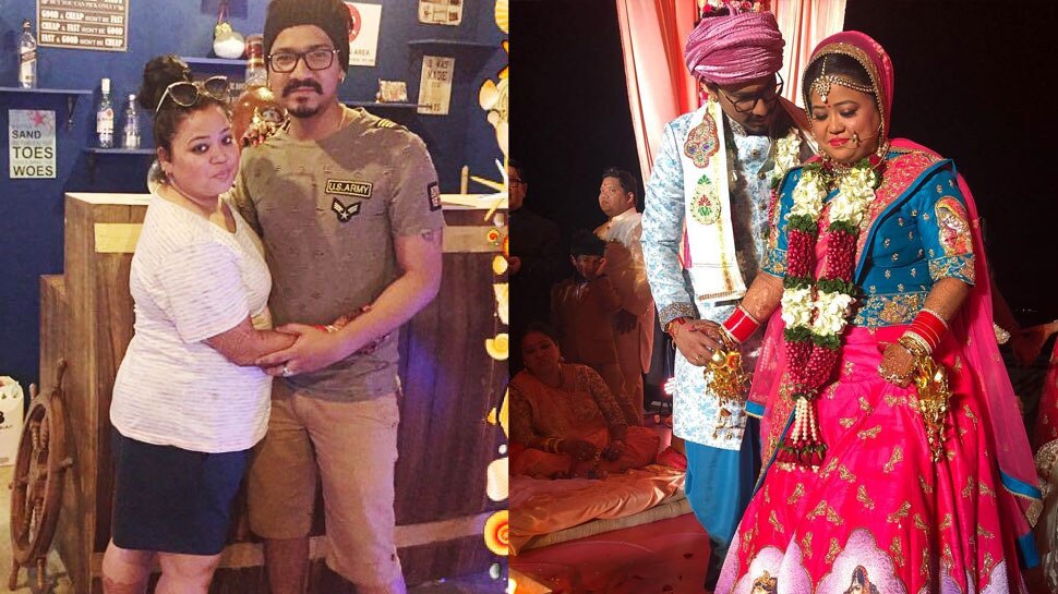 Photo Bharti Singh Enjoying In Goa After Marriage Pics शादी के बाद पति के साथ यूं गोवा में