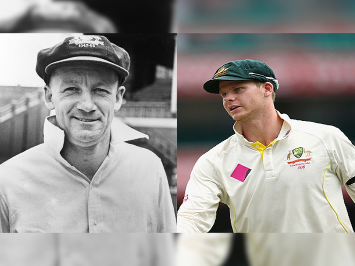 After Making Hundred In Perth Test Steve Smith Equals Don Bradman And