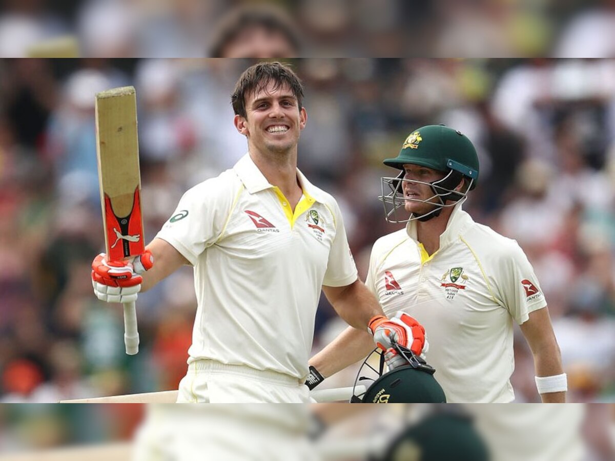 मार्श का टेस्ट क्रिकेट में ये पहला शतक था. फोटो: ट्विटर/ क्रिकेट ऑस्ट्रेलिया