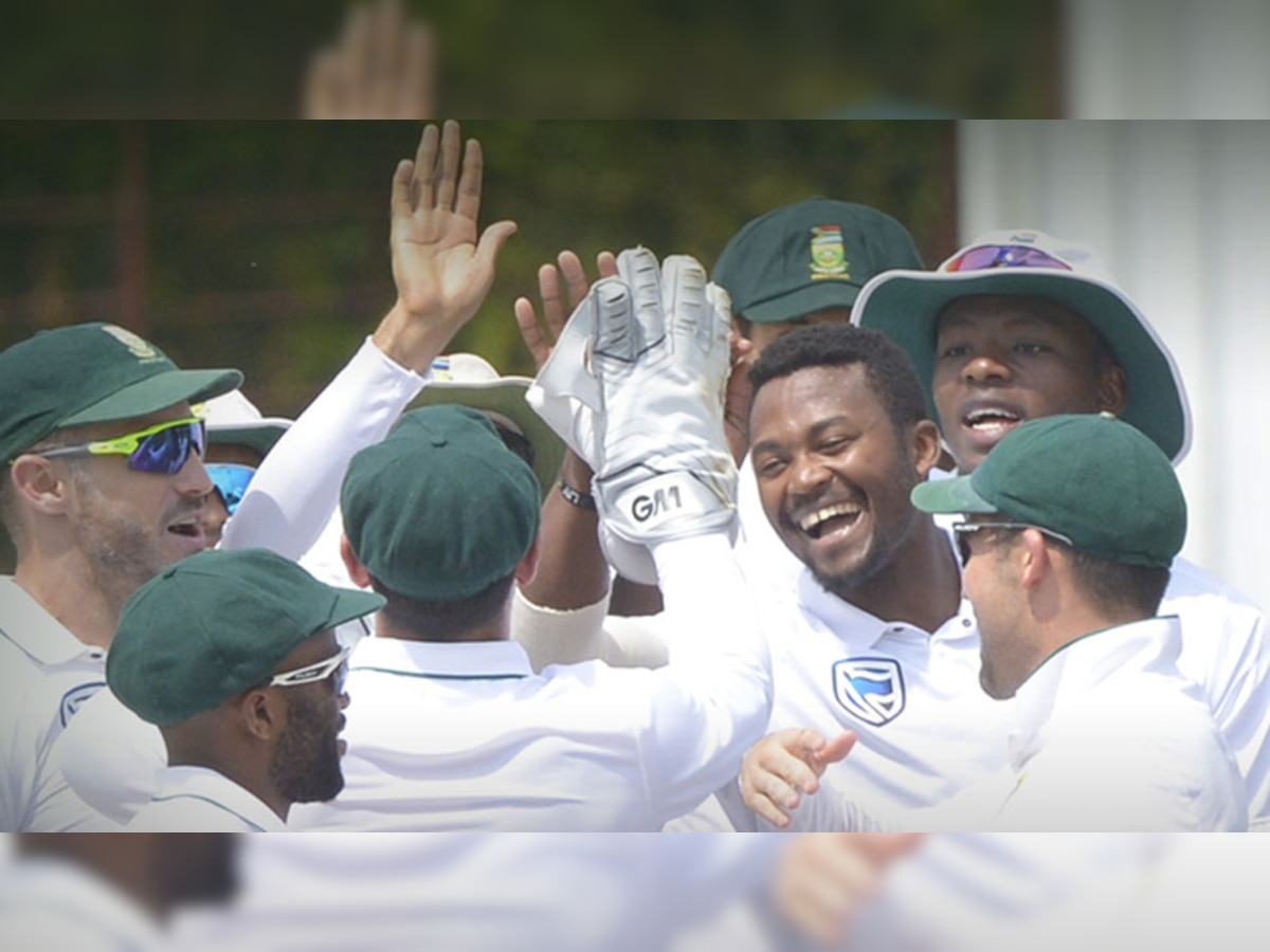पहले टेस्ट में दक्षिण अफ्रीका 3 तेज गेंदबाज और एक स्पिनर के साथ उतर सकता है. फोटो : क्रिकेट साउथ अफ्रीका