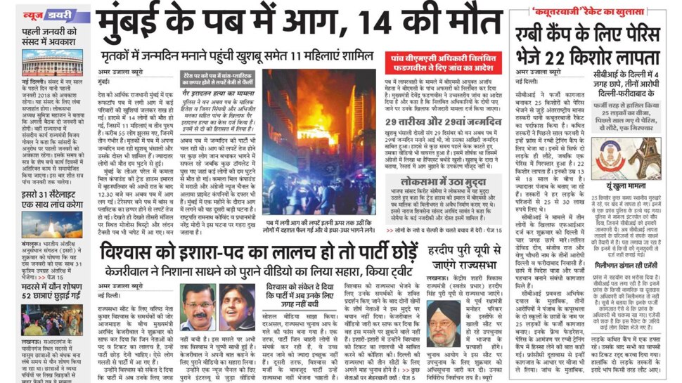 Top headlines and News of Hindi and English Newspaper