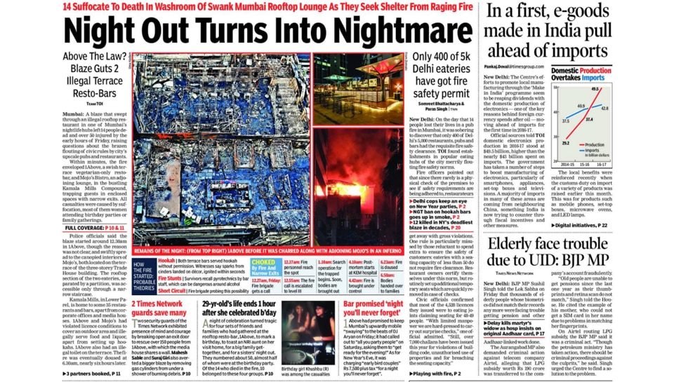 Top headlines and News of Hindi and English Newspaper