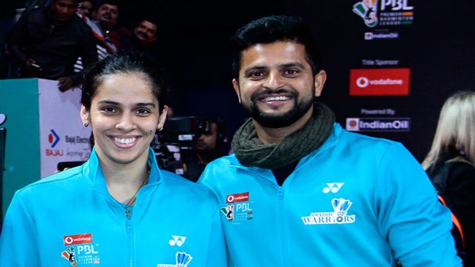 Suresh Raina, Saina Nehwal, Suresh Raina, Saina Nehwal,