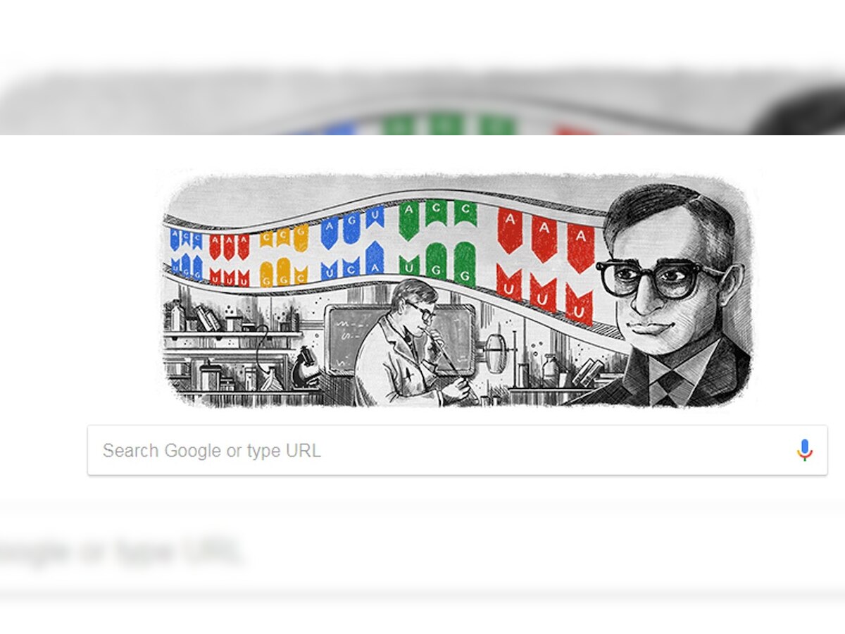  Google ने Doodle बनाकर नोबेल विजेता साइंटिस्ट हरगोविंद खुराना को किया याद, जाने 5 खास बातें