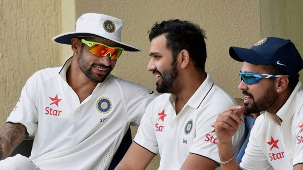 shikhar, rohit and Murli shikhar, rohit and Murli