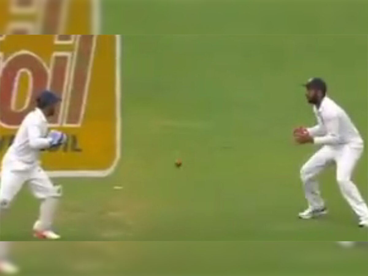 जसप्रीत बुमराह की गेंद पर पार्थिव पटेल ने कैच लेने का प्रयास ही नहीं किया. video grab