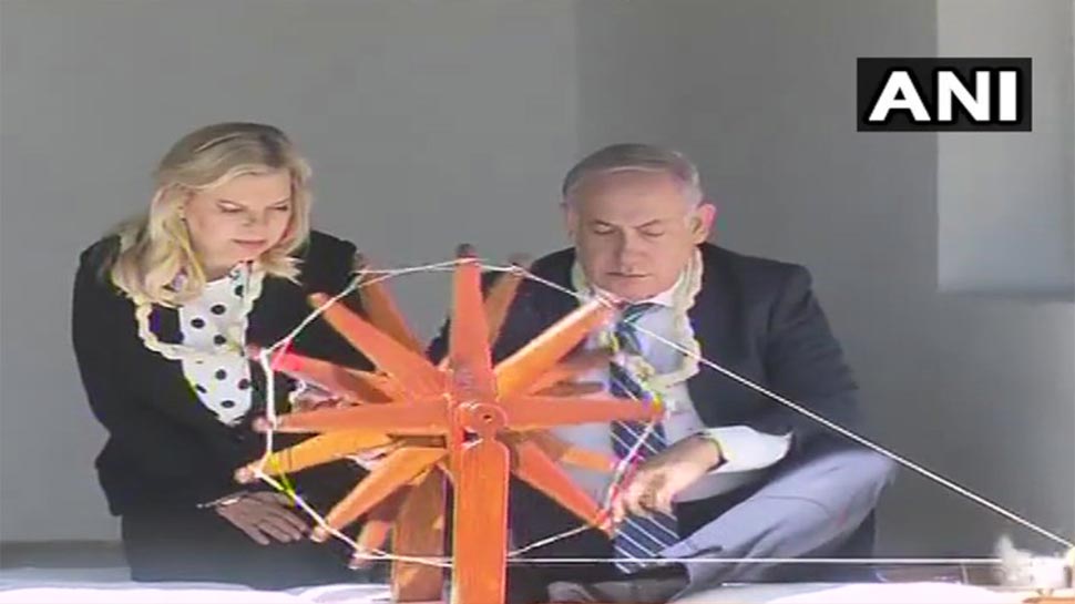israel pm benjamin netanyahu road show in gujarat with pm narendra modi benjamin netanyahu, india, Israel, Sara Netanyahu, Gujarat