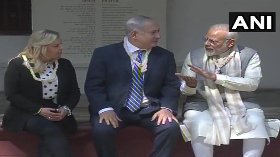 israel pm benjamin netanyahu road show in gujarat with pm narendra modi benjamin netanyahu, india, Israel, Sara Netanyahu, Gujarat