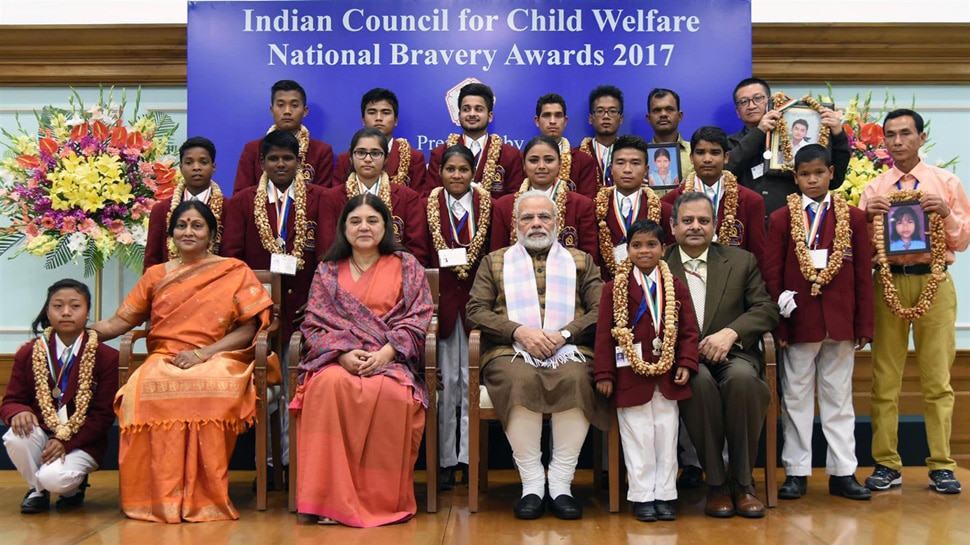 PM Presents National Bravery Awards To 18 Children 18 