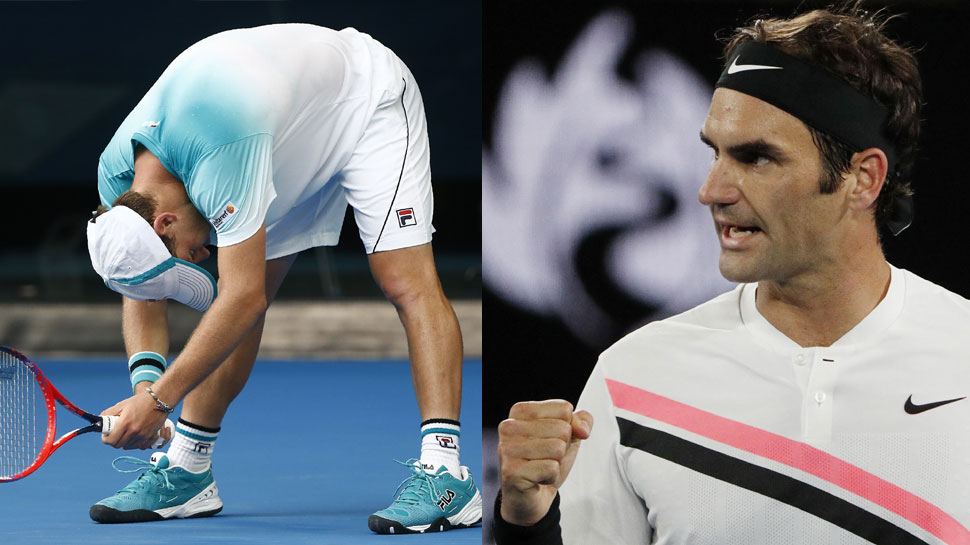 Roger Federer and heat in Aus Open Roger Federer and heat in Aus Open