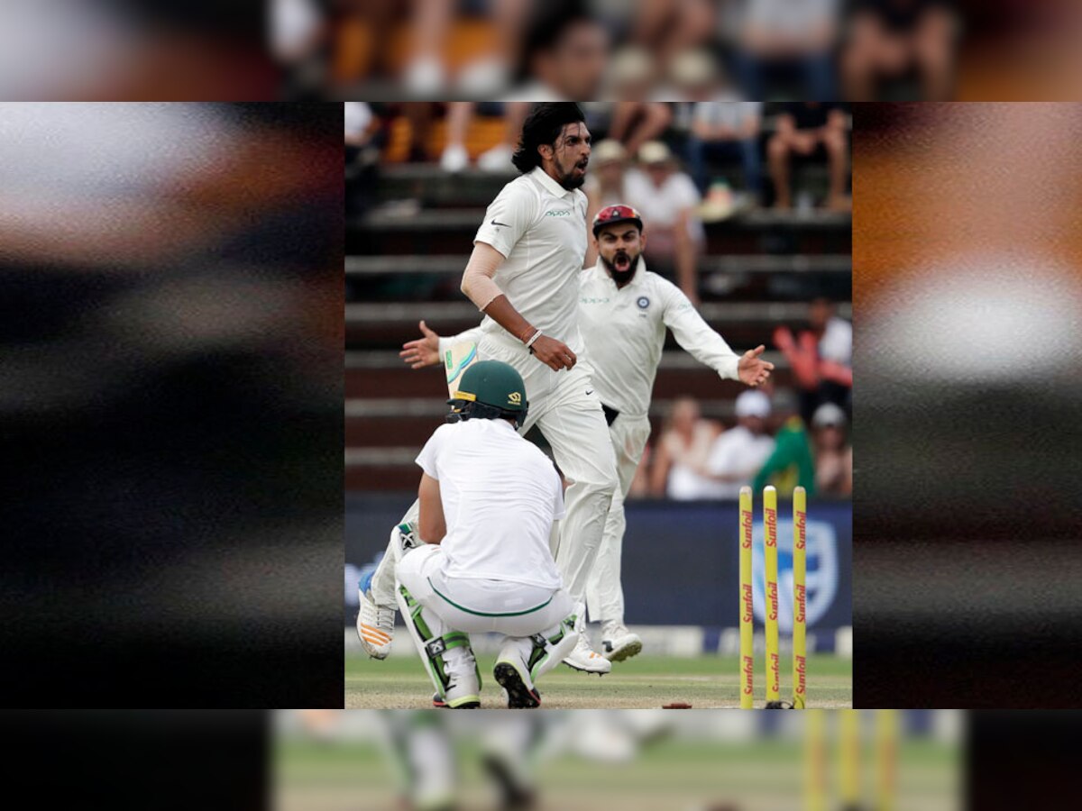 तीसरे टेस्ट में ईशांत ने अमला को आउट कर मैच का रुख मोड़ दिया. फोटो : पीटीआई