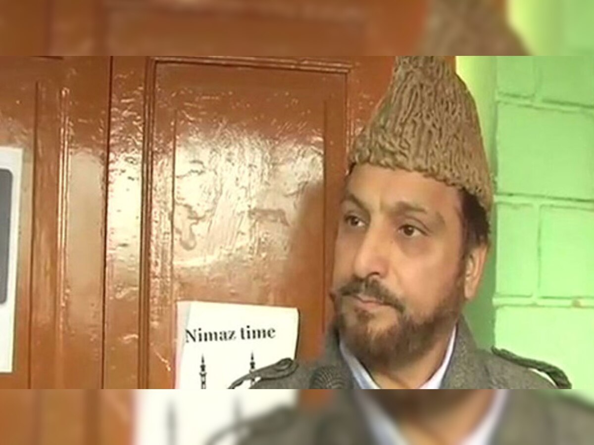 जम्मू कश्मीर मुस्लिम पर्सनल बोर्ड के उपाध्यक्ष और राज्य के डिप्टी ग्रांड मुफ्ती आजम नासीर-उल-इस्लाम ने विवादित बयान दिया है. तस्वीर साभार: ANI