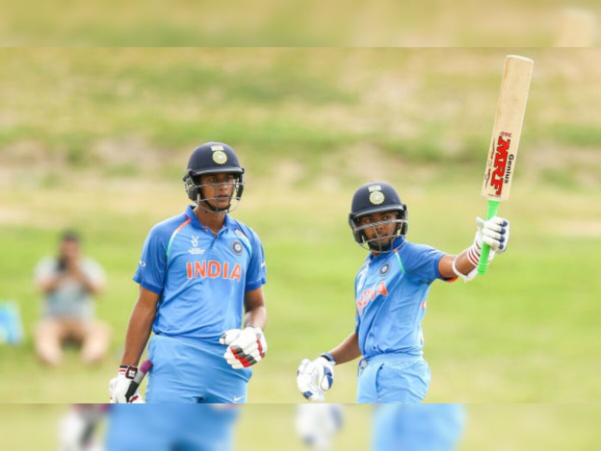 भारतीय अंडर 19 टीम के कप्तान पृथ्वी शॉ
