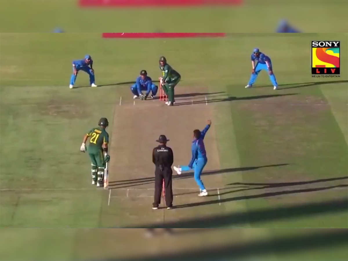 पहली बार भारत ने अफ्रीका को लगातार तीन मैचों में हराया. photo : Video grab sony liv