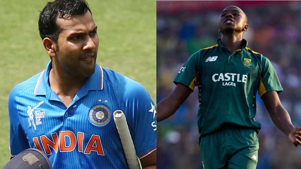 Rohit And Rabada Rohit And Rabada