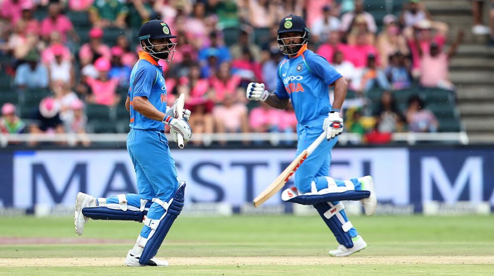 Partnership between Virat and Dhawan Partnership between Virat and Dhawan