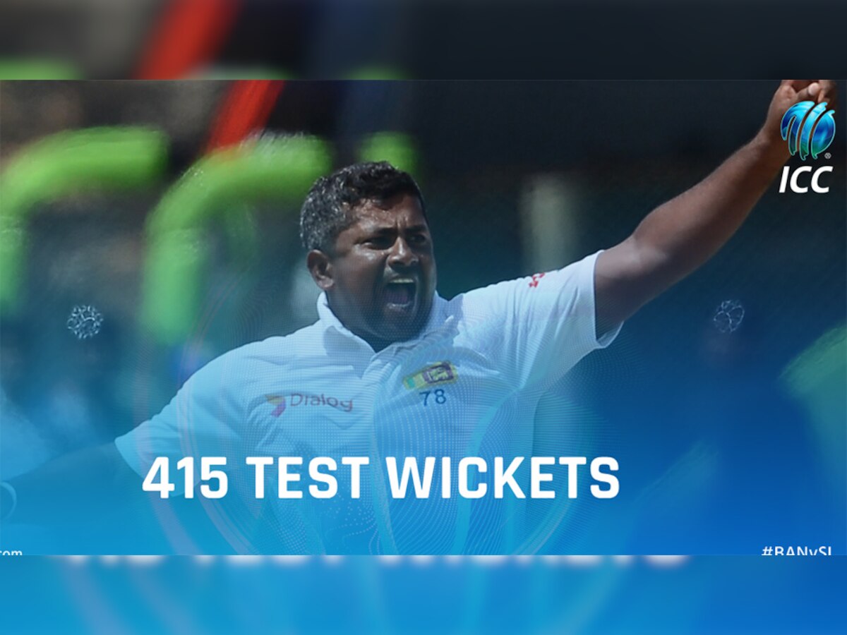 रंगना हेराथ पिछले 19 साल से श्रीलंका के लिए क्रिकेट खेल रहे हैं. फाेटो : आईसीसी