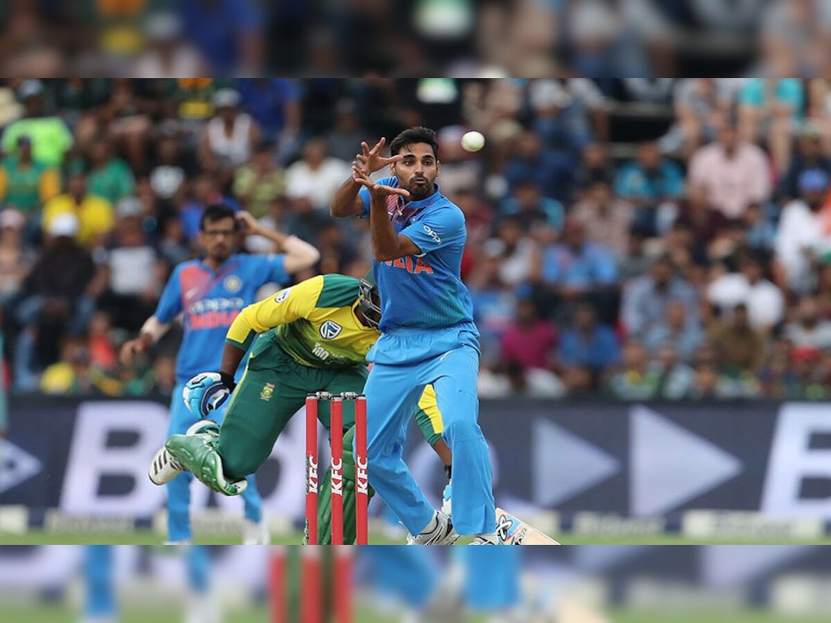  भुवनेश्वर कुमार ने इस मैच में 24 रन देकर 5 विकेट हासिल किए (PIC : BCCI)