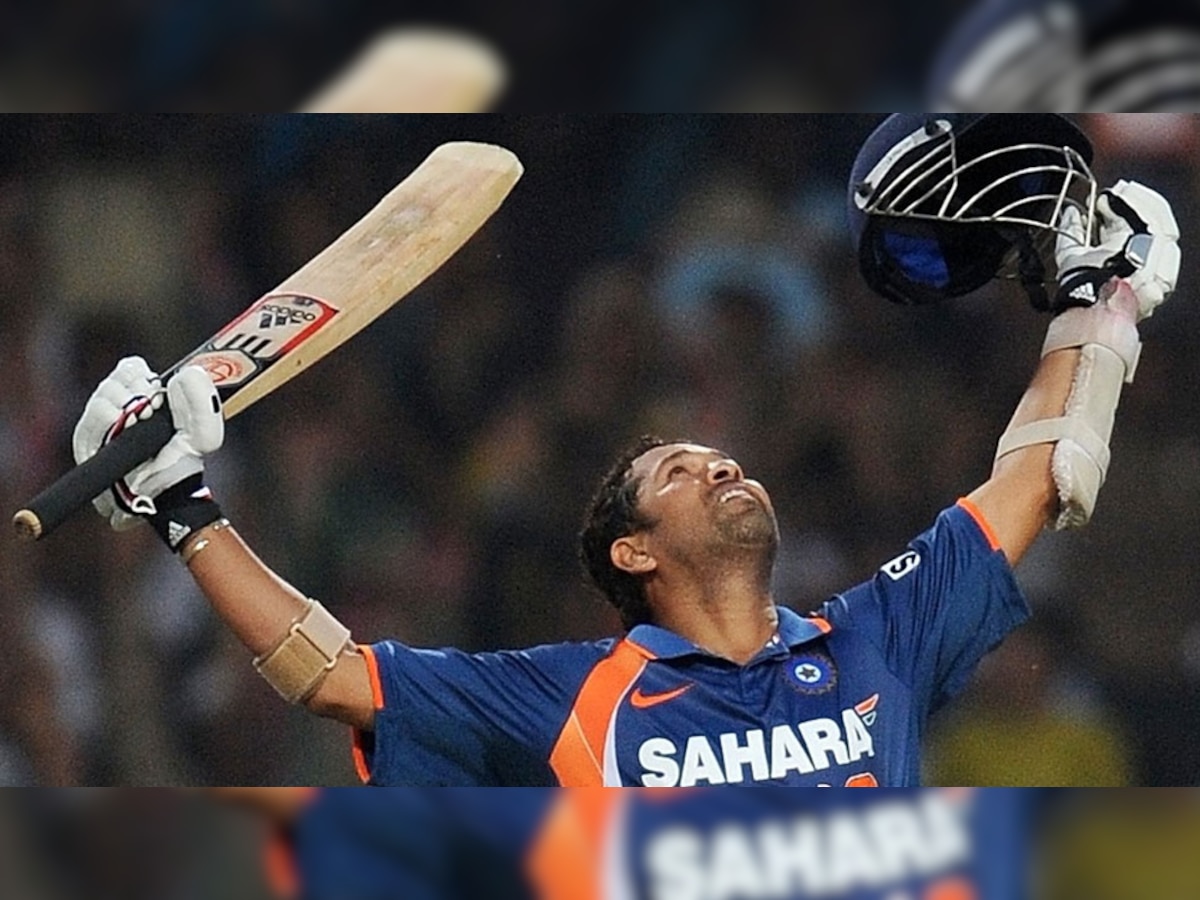 सचिन तेंदुलकर ने ग्वालियर में दक्षिण अफ्रीका के खिलाफ वनडे में 200 रन बनाए थे (फोटो @ICC)