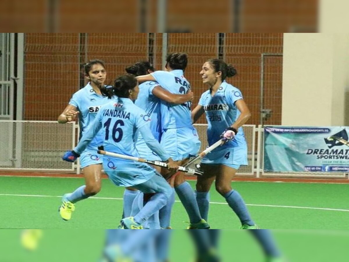 भारतीय महिला टीम ने 1-1 से ड्रॉ खेला, सीरीज 3-1 से जीती (PIC : HOCKEY INDIA)
