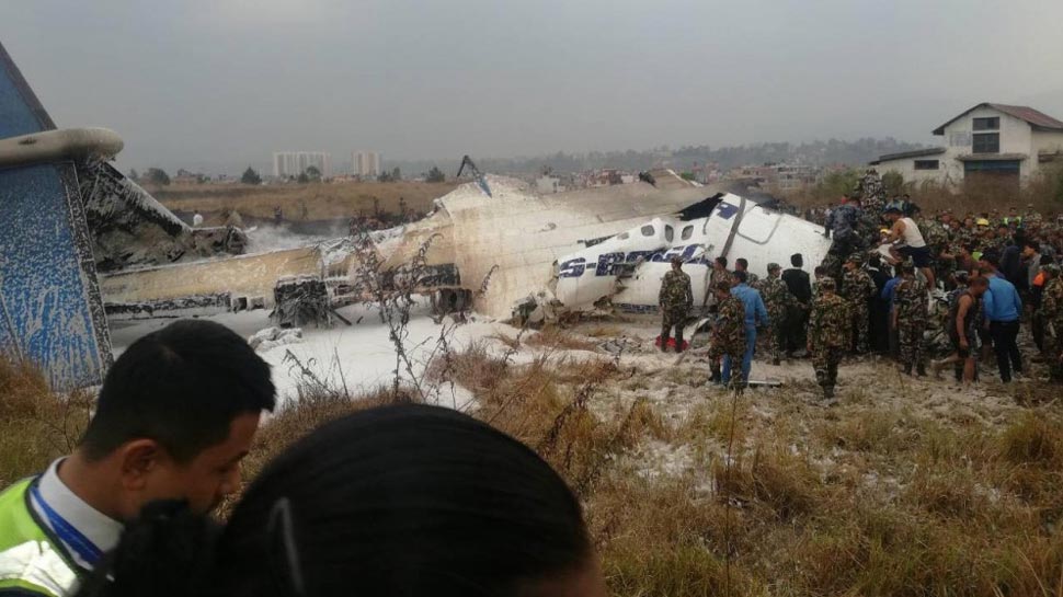 Photos of Bangladesh passenger Plane crash at Kathmandu airport Photos of Bangladesh passenger Plane crash at Kathmandu airport