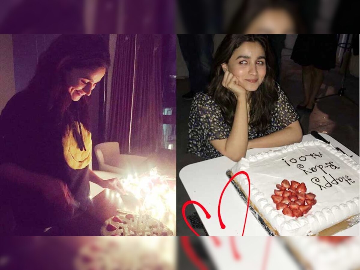 आलिया ने 15 मार्च को अपना 25वां जन्‍मदिन मनाया. (फोटो साभार @aliaa_bhatt_93/@dharmamovies)