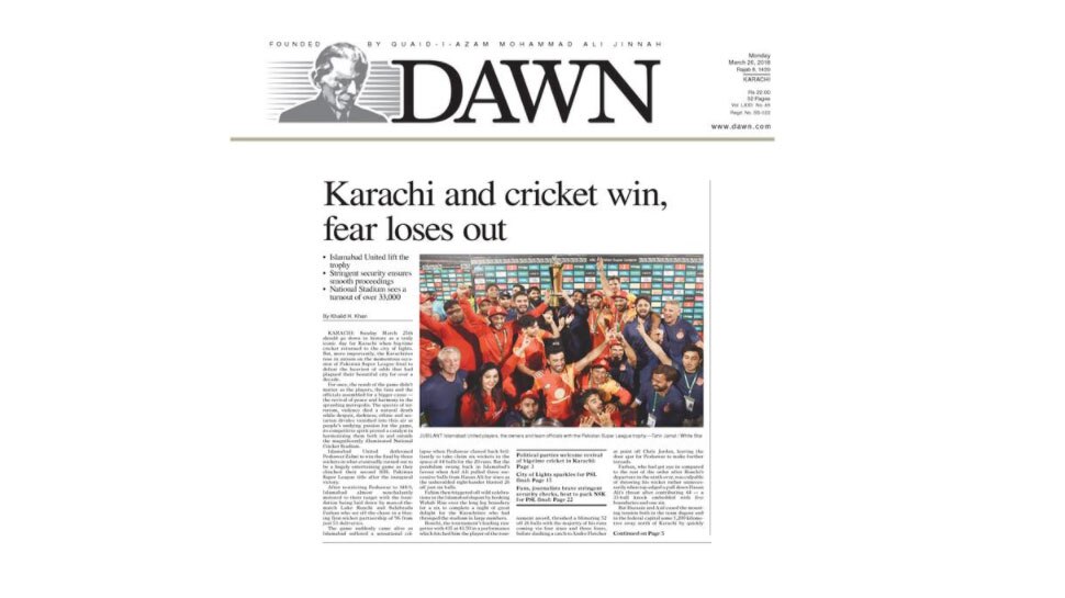 Islamabad United wins Pakistan Super League for second time Islamabad United wins Pakistan Super League for second time