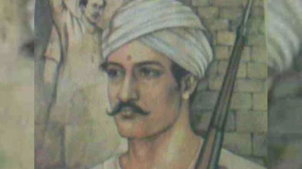 Mangal Pandey, the freedom fighter, who had flown against the British Mangal Pandey, the freedom fighter, who had flown against the British