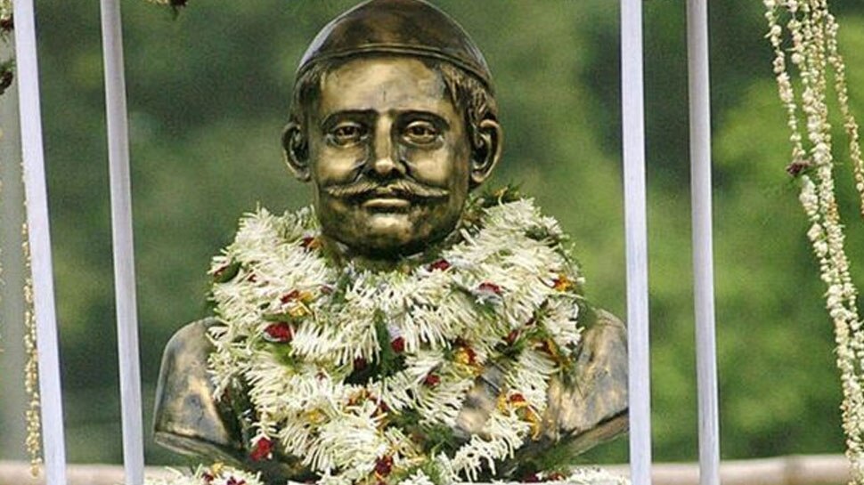 Mangal Pandey, the freedom fighter, who had flown against the British Mangal Pandey, the freedom fighter, who had flown against the British