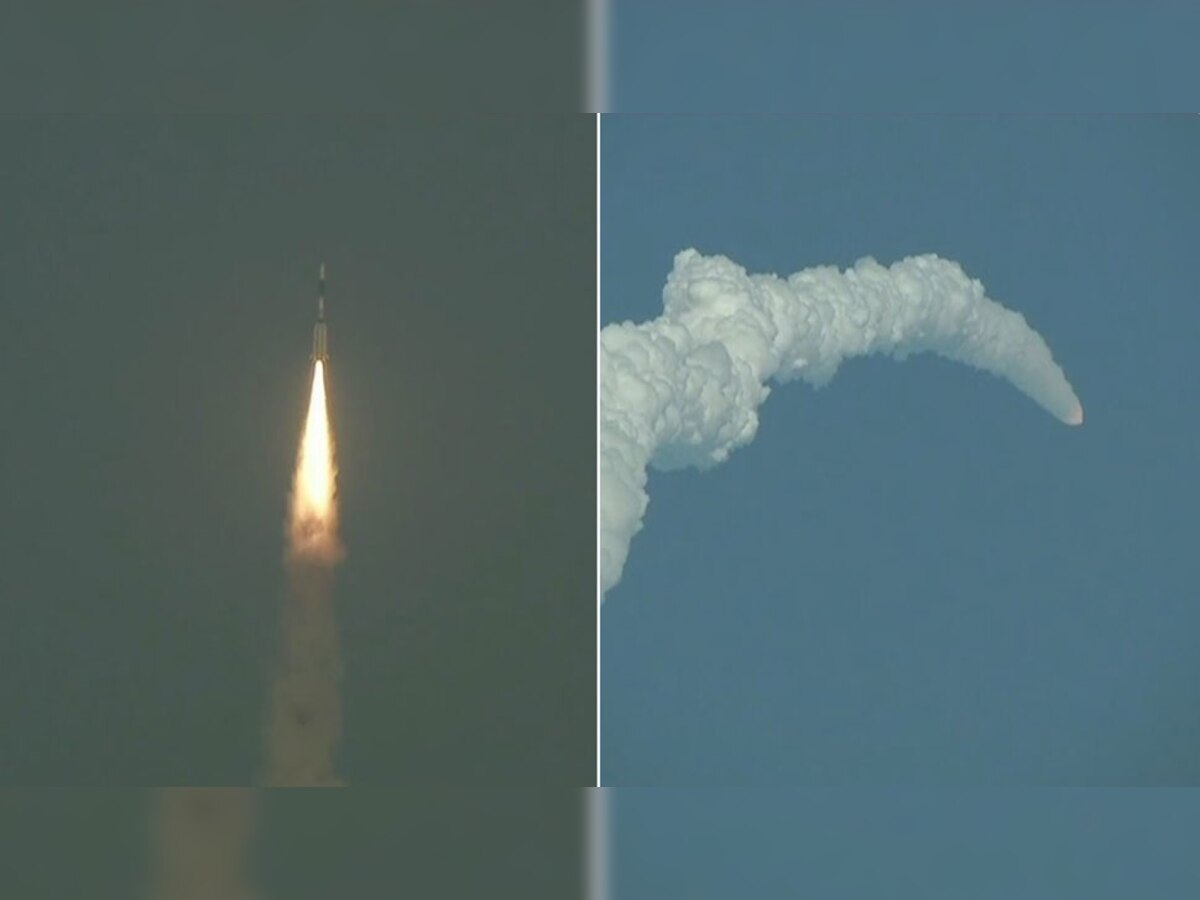 जीसैट-6ए संचार उपग्रह का सफल लॉन्च शाम चार बजकर, 56 मिनट किया गया. (फोटो- ANI)