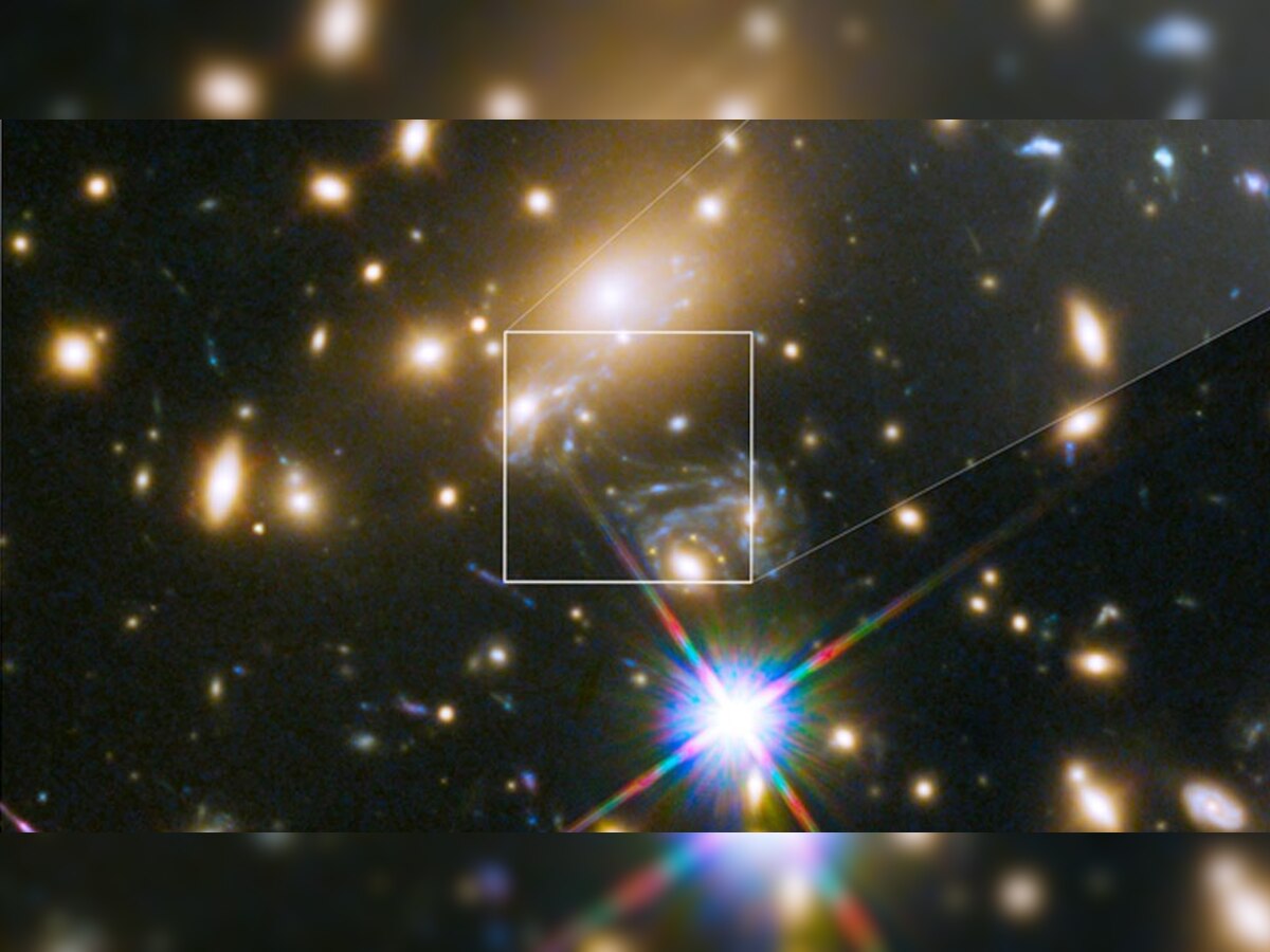 नीले रंग के इस विशाल तारे का नाम इकारस है..(फोटो-NASA)