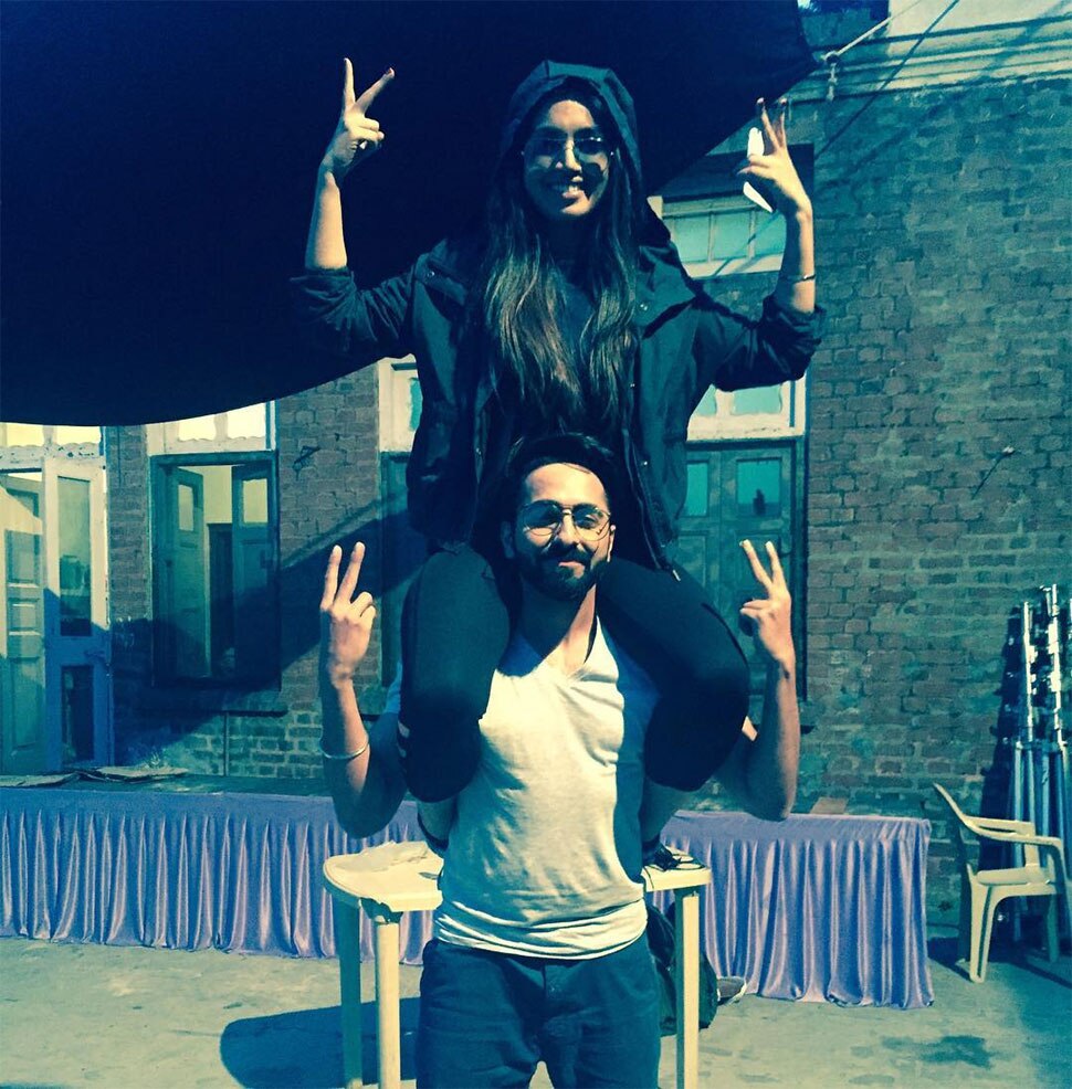 Ayushman Khurana, Bhumi Pednekar Ayushman Khurana, Bhumi Pednekar