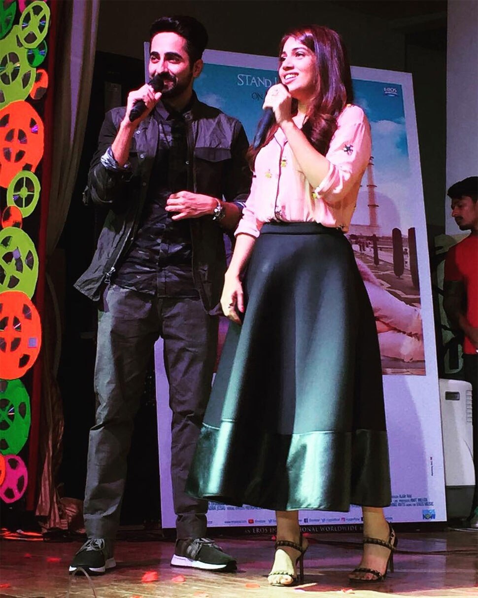 Ayushman Khurana, Bhumi Pednekar Ayushman Khurana, Bhumi Pednekar