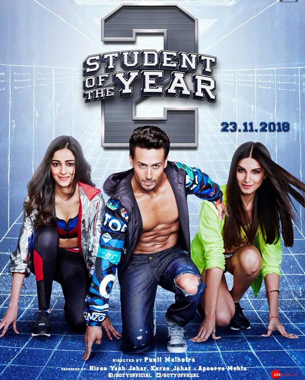 Tiger Shroff Ananya Panday and Tara Sutaria Cast of Student Of The Year 2 Tiger Shroff Ananya Panday and Tara Sutaria Cast of Student Of The Year 2