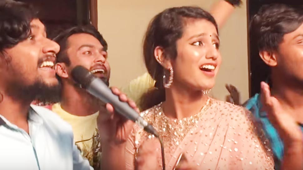 priya prakash singing video is going to viral on internet ...
