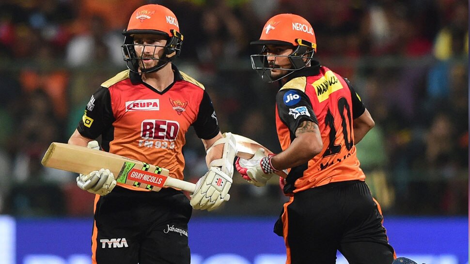Ken Williamson and Manish Pandey Ken Williamson and Manish Pandey