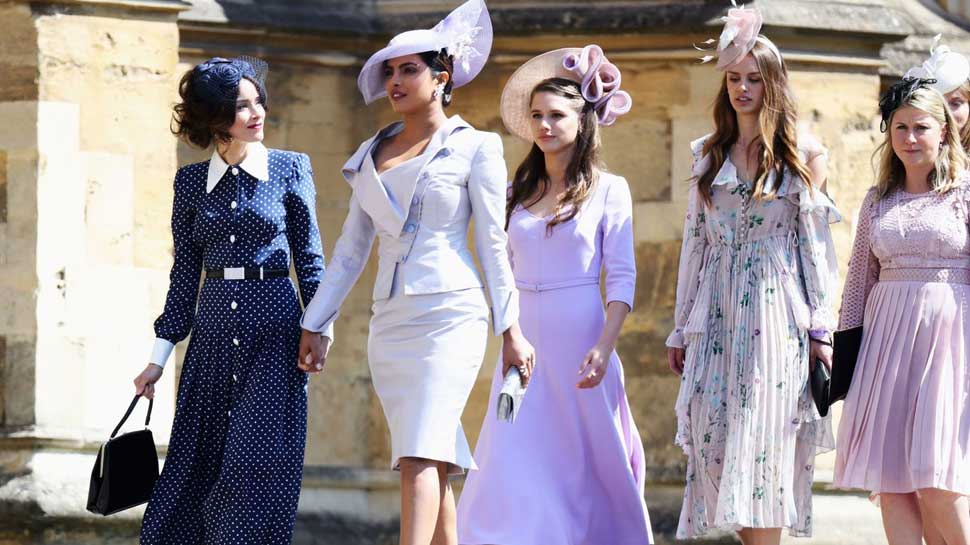 Indian Girl Priyanka Chopra at Royal Wedding Looks Perfect Indian Girl Priyanka Chopra at Royal Wedding Looks Perfect