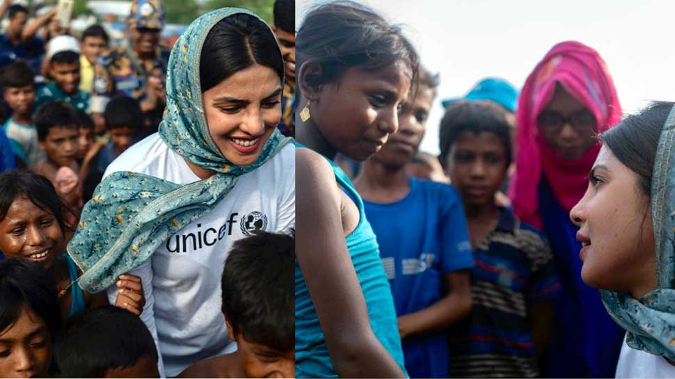 रोहिंग्या शरणार्थियों के बच्चों को मदद की सख्त जरूरत: प्रियंका चोपड़ा