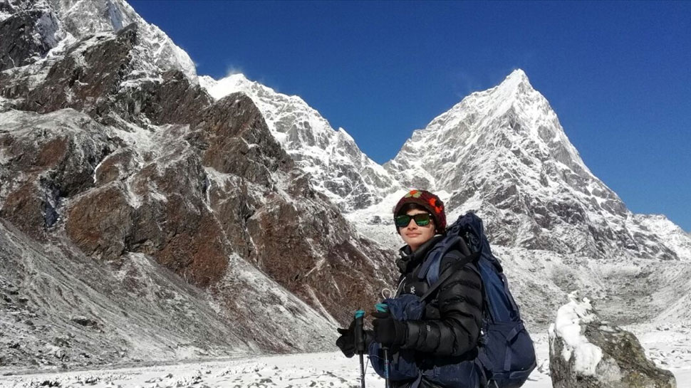 Shivani pathak on everest Shivani pathak on everest