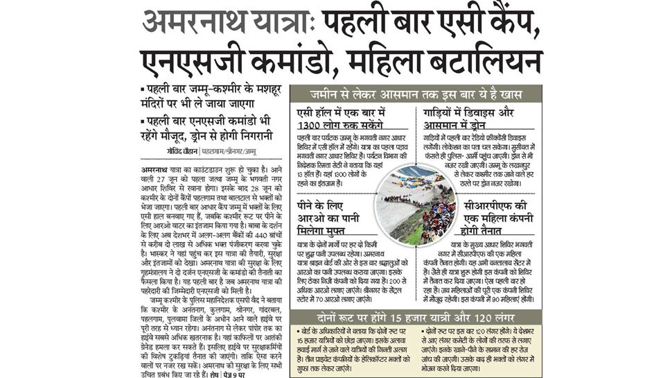 Top news of hindi and english newspaper