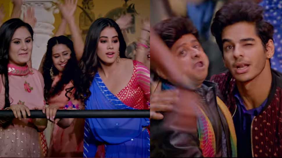 Jhingat Janhavi Kapoor Ishaan Khattar Movie Dhadak New song Zingaat release ...