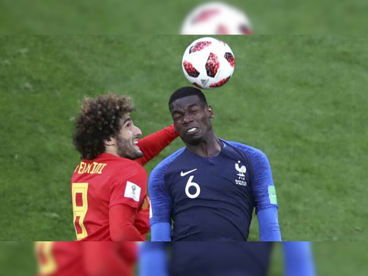 FIFA World Cup 2018 : सेमीफाइनल मुकाबले में बेल्जियम और फ्रांस के बीच जोरदार मुकाबला देखने को मिला. तस्वीर साभार: PTI