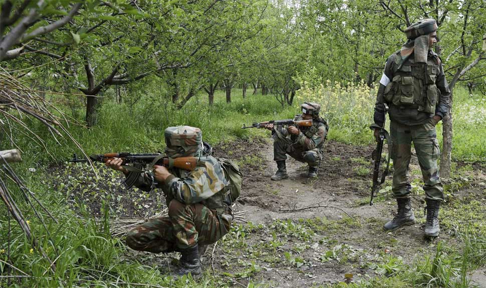 J & K: encounter between security forces and terrorists, a Soldier martyr |  J&K: Encounter between security forces and terrorists, one jawan martyred