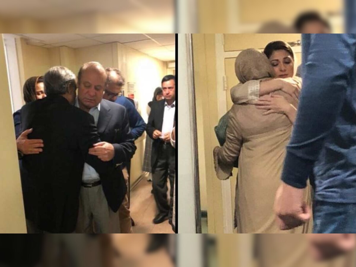 पाकिस्तान के पूर्व प्रधानमंत्री नवाज शरीफ और उनकी बेटी मरियम (फाइल फोटो)