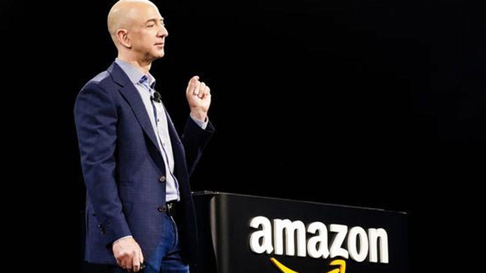 Richest man of Modern History Jeff Bezos works in Open space Richest man of Modern History Jeff Bezos works in Open space