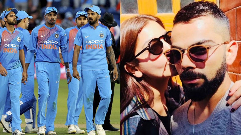 Virat Anushka and Team India Virat Anushka and Team India